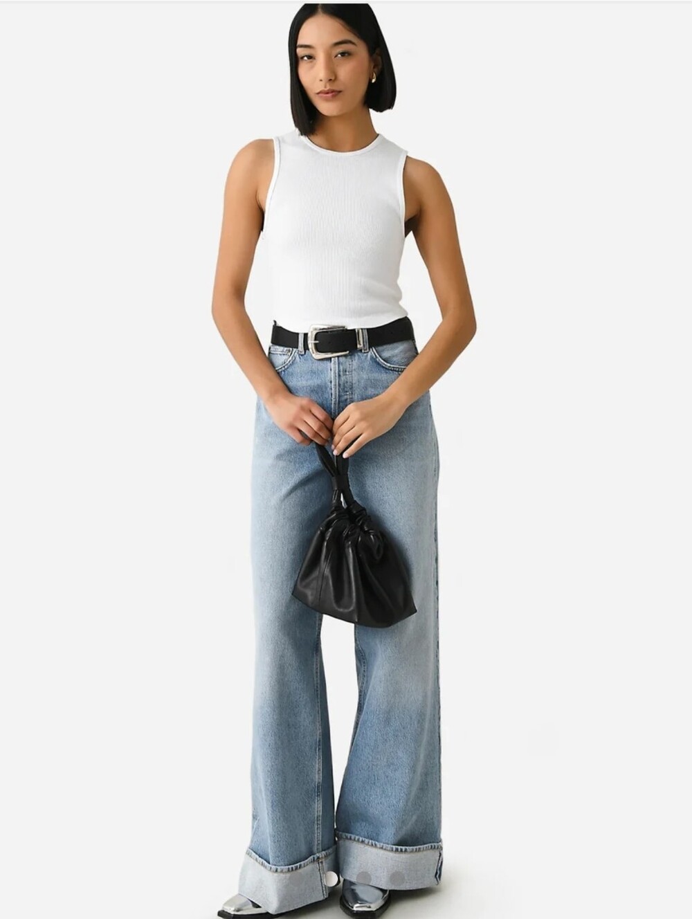 Agolde Dame High Rise Wide Leg Jean Size 31